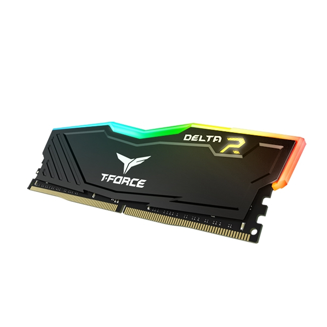 Team T-Force Delta RGB Black 32GB (2x16GB) 3600MHz CL18 DDR4 TF3D432G3600HC18JDC01 Gaming Ram