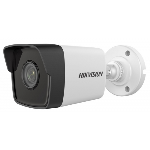 Hıkvısıon DS-2CD1053G0-IUF 5Mpix, 4mm Lens, H265+, 30Mt Gece Görüşü, Micro SD Kart, PoE, Dahili Mikrofon, Mini Bullet IP Kamera