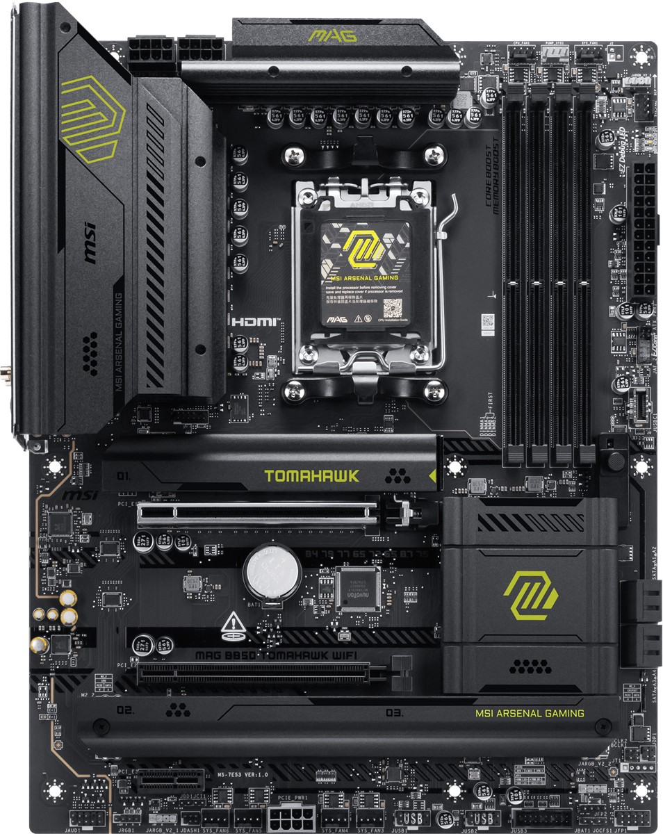 MSI B850 Tomahawk Max �n G�r�n�m