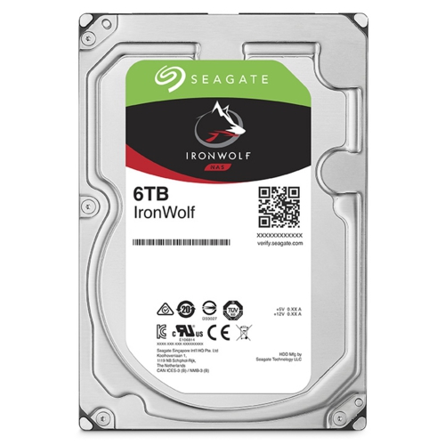 Seagate Ironwolf 3,5 6TB 256MB 5400 ST6000VN001 HDD & Harddisk