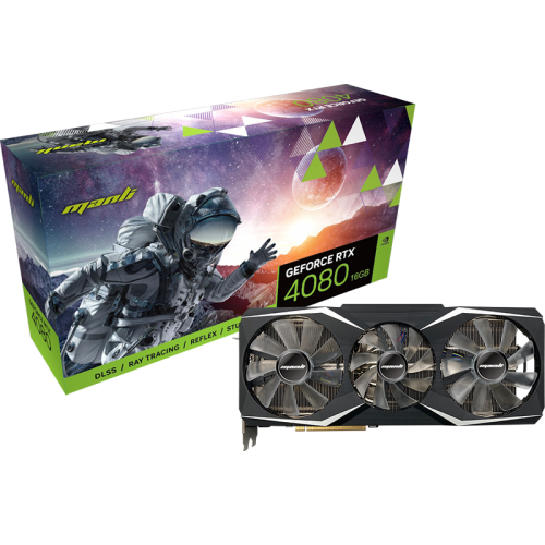 Manli RTX 4080 M-NRTX4080/6RMHPPP-M3520 256 Bit GDDR6X 16 GB Ekran Kartı