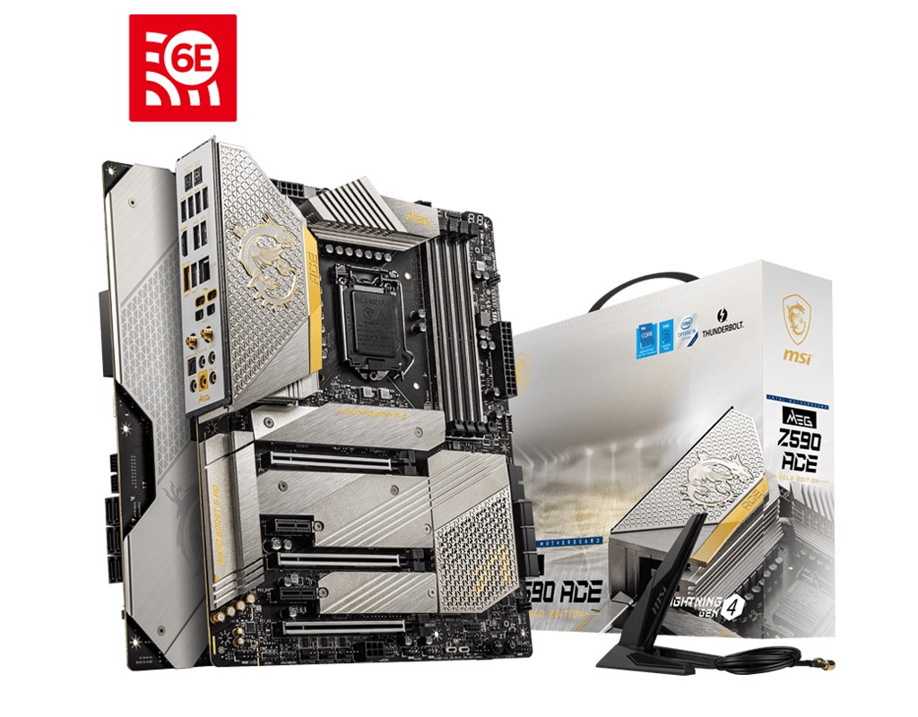 MSI Meg Z590 Ace GOLD EDITION Intel LGA1200 DDR4 ATX Anakart