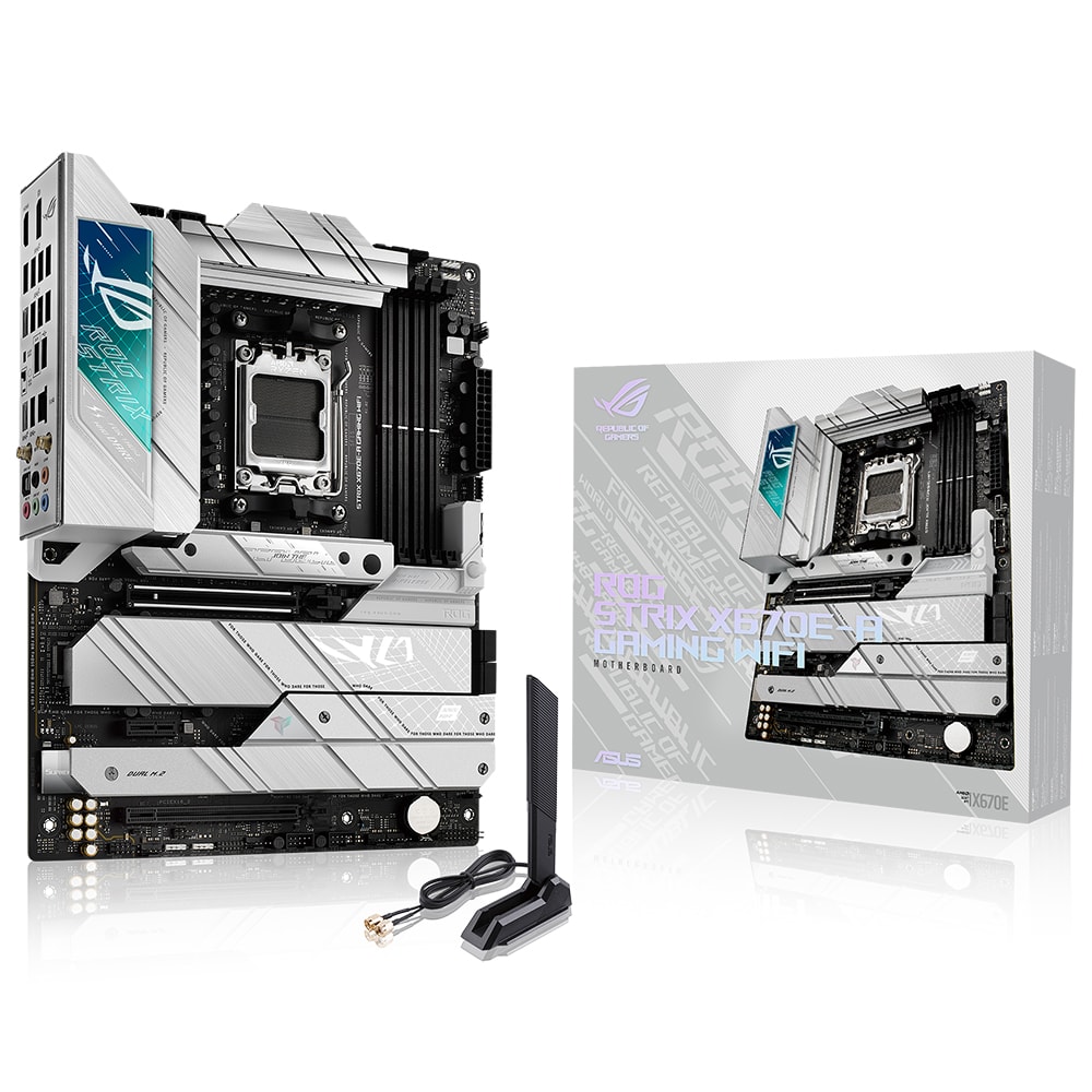 Asus Rog Strix X670E-A Gaming WiFi DDR5 6400(OC)MHz AM5 ATX Anakart