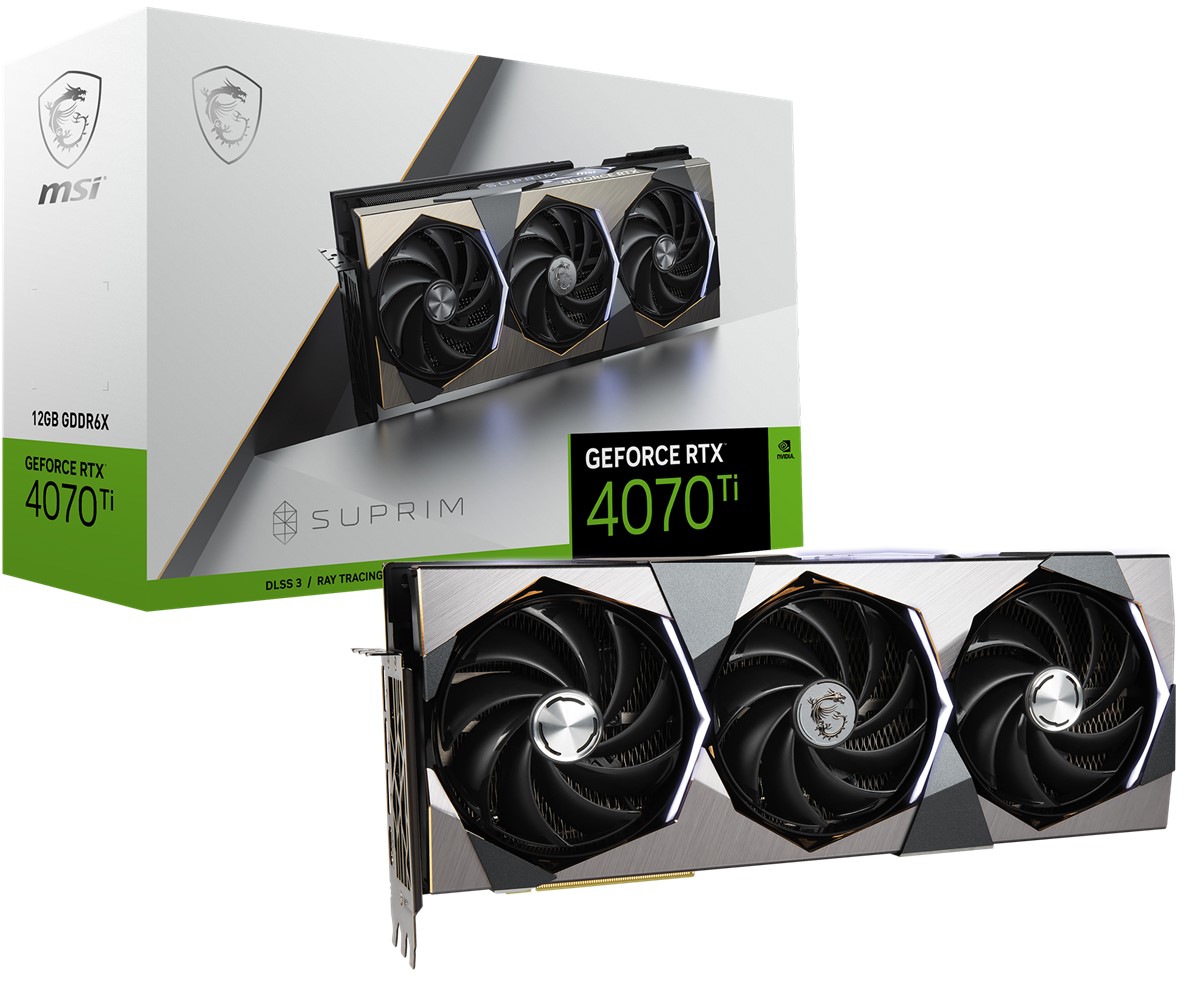 MSI RTX 4070 TI Suprim X 12G 192 Bit GDDR6X 12 GB Ekran Kartı