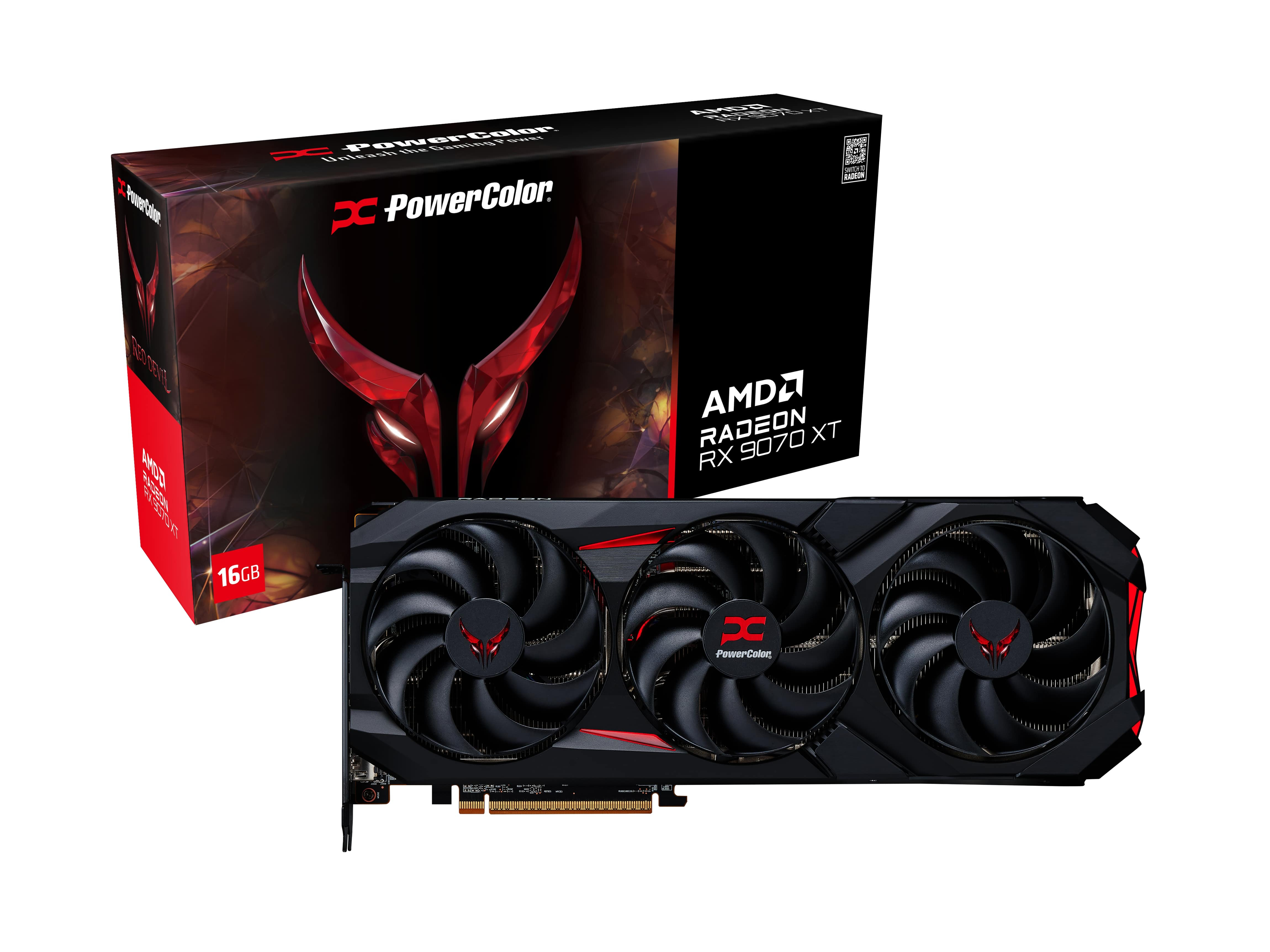Powercolor Red Devil RX9070XT 16G-E/OC GDDR6 256Bit Ekran Kartı