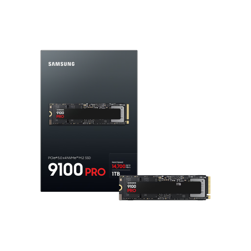 Samsung 9100 Pro MZ-VAP1T0BW 1 Tb 14700/13300 Gen5 NVMe PCIe 2280 M.2 SSD (Türkiye Distribütörü Garantili)