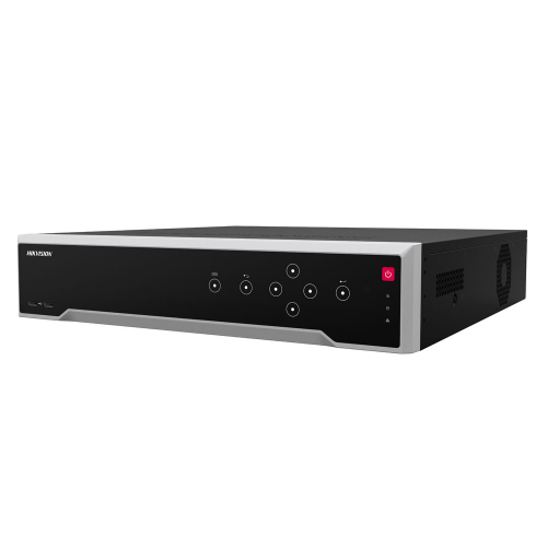 HIKVISION DS-8664NI-I8 64Kanal 12Mpix H265+ 8 HDD Desteği 2160P Kayıt 320Mbps Bant Genişliği Metal Kasa 2 Port GigaBit Lan