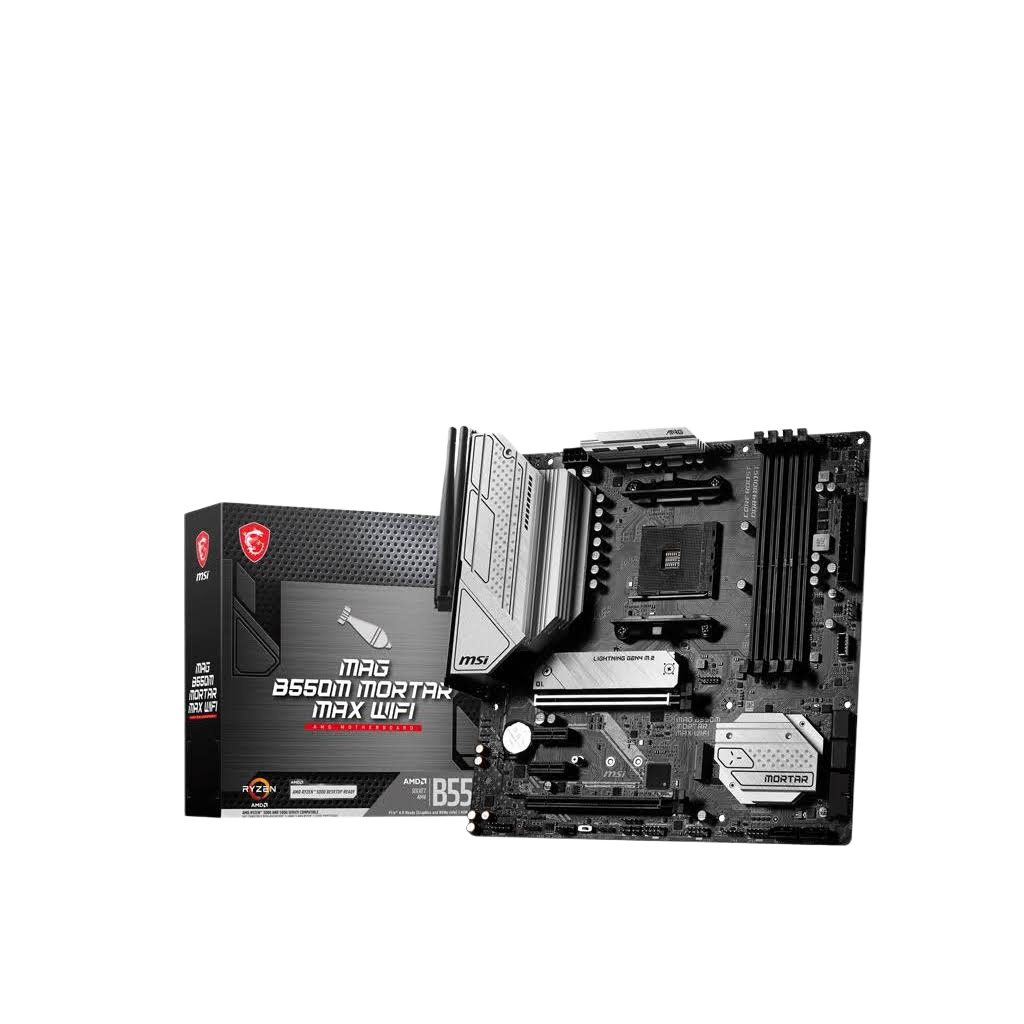 MSI MAG B550M MORTAR MAX Wi-Fi AM4 DDR4 4600(OC) Micro ATX Anakart