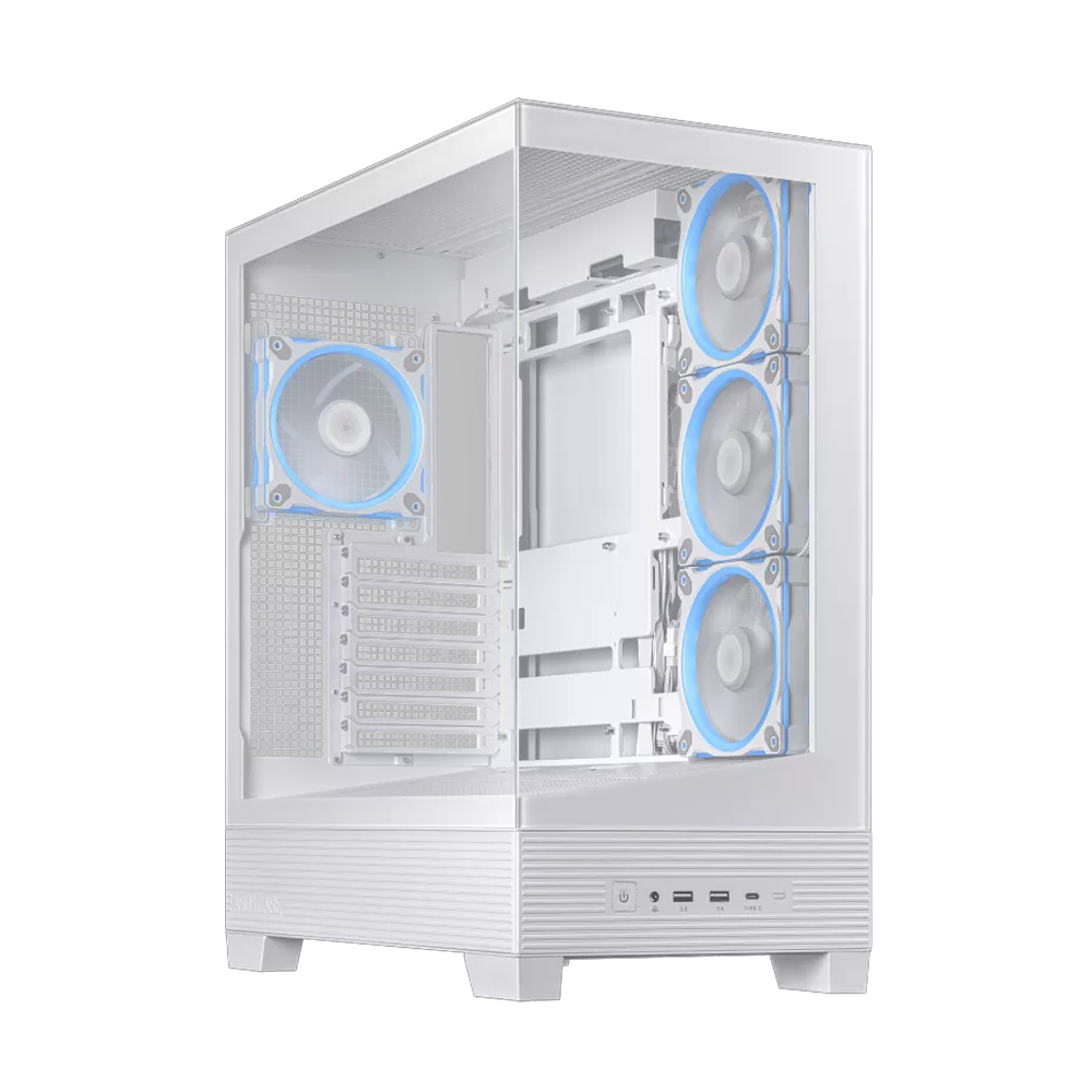 Asus A31 Plus TG ARGB Beyaz ATX Kasa