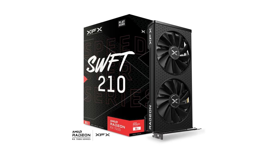 XFX Speedster SWFT 210 RX 7600 8GB GDDR6 128Bit Ekran Kartı (RX-76PSWFTFY)