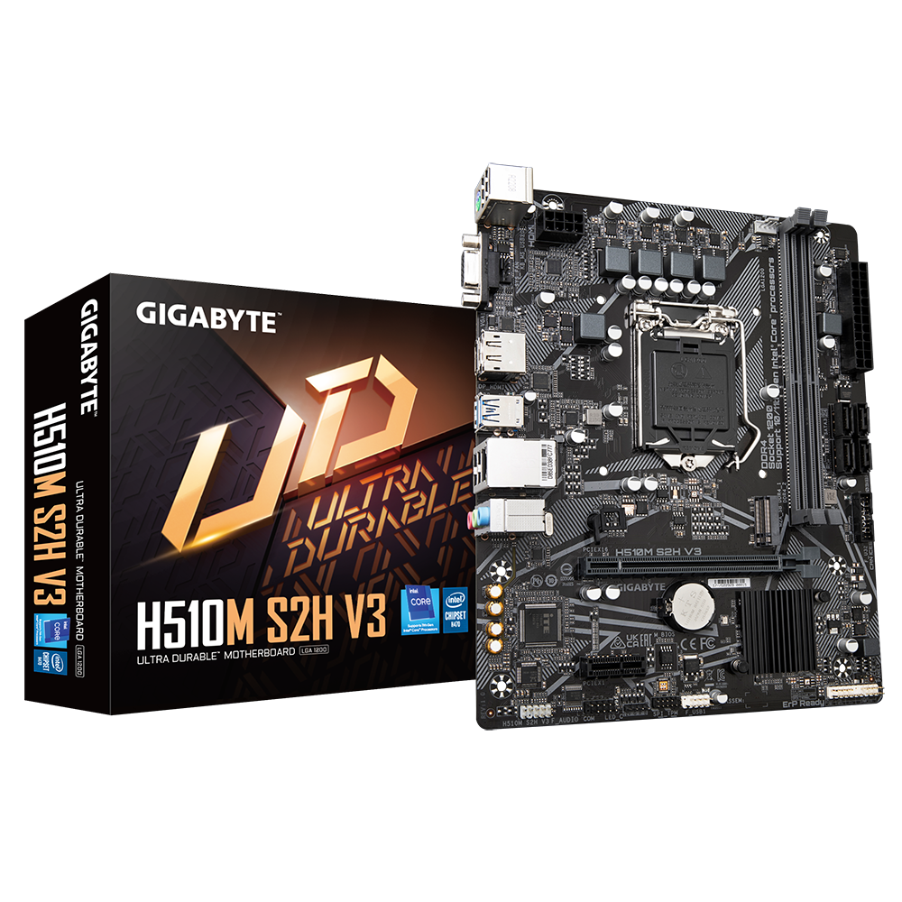 Gigabyte H510M S2H V3 Intel LGA1200 DDR4 Micro ATX Anakart