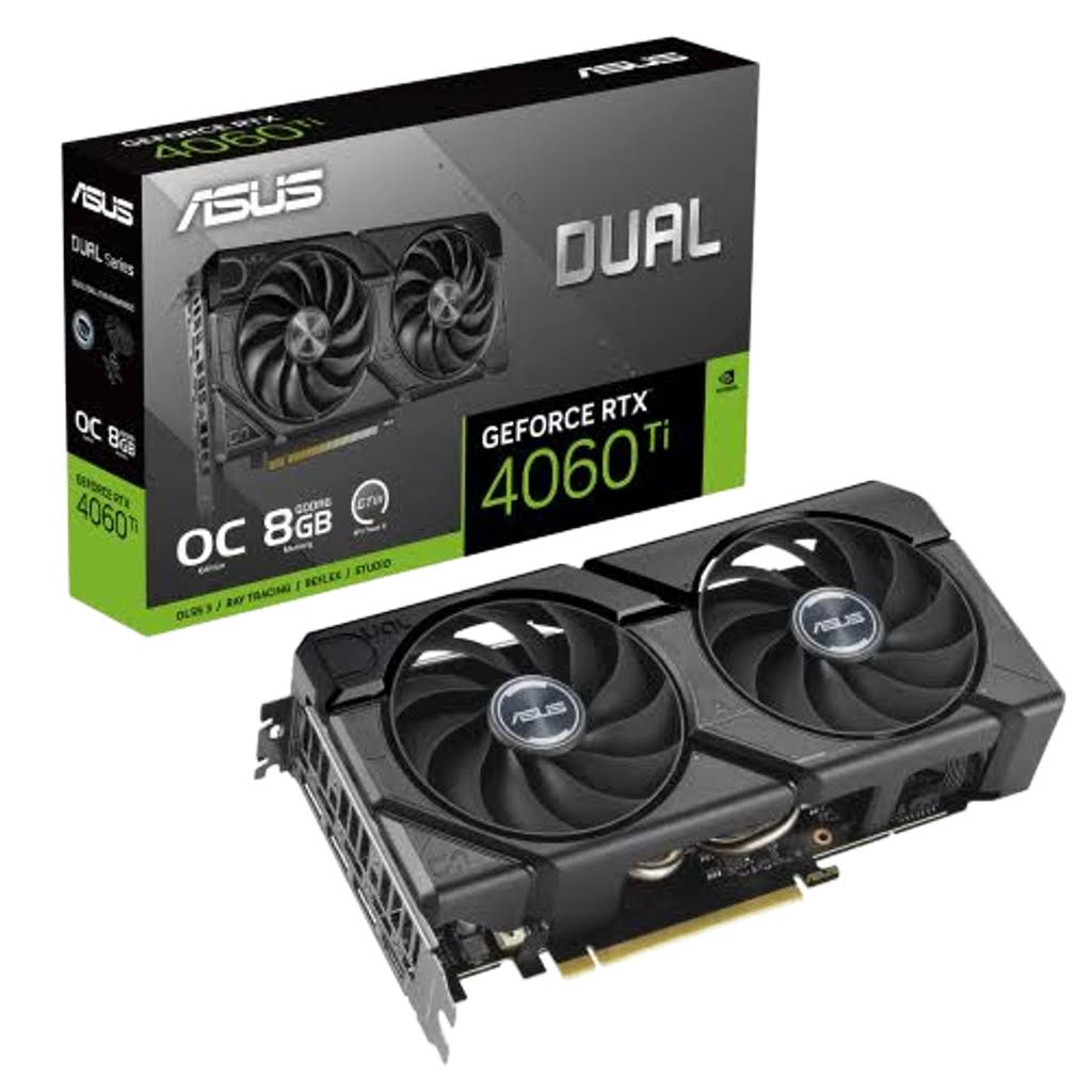 Asus DUAL-RTX4060TI-O8G-EVO 8Gb 128Bit GDDR6 1xHDMI 3xDP Gaming Ekran Kartı