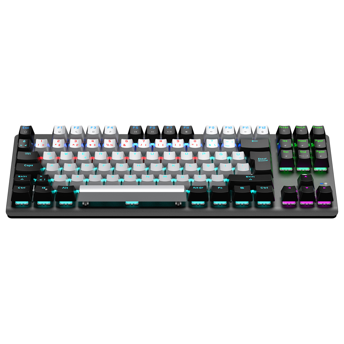 GamePower Eva 3 60M Mekanik Blue Switch Türkçe Q 88 Tuş USB Gaming Klavye