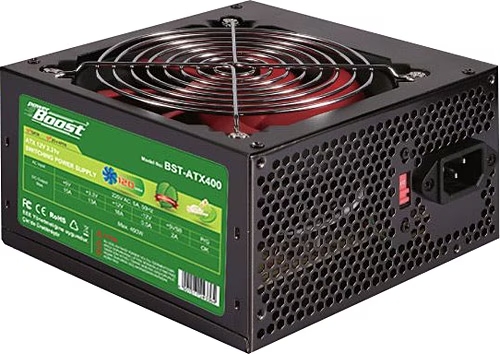 BOOST BST-ATX400R Reel 400W Sata 12cm Fan  BOX Güç Kaynağı
