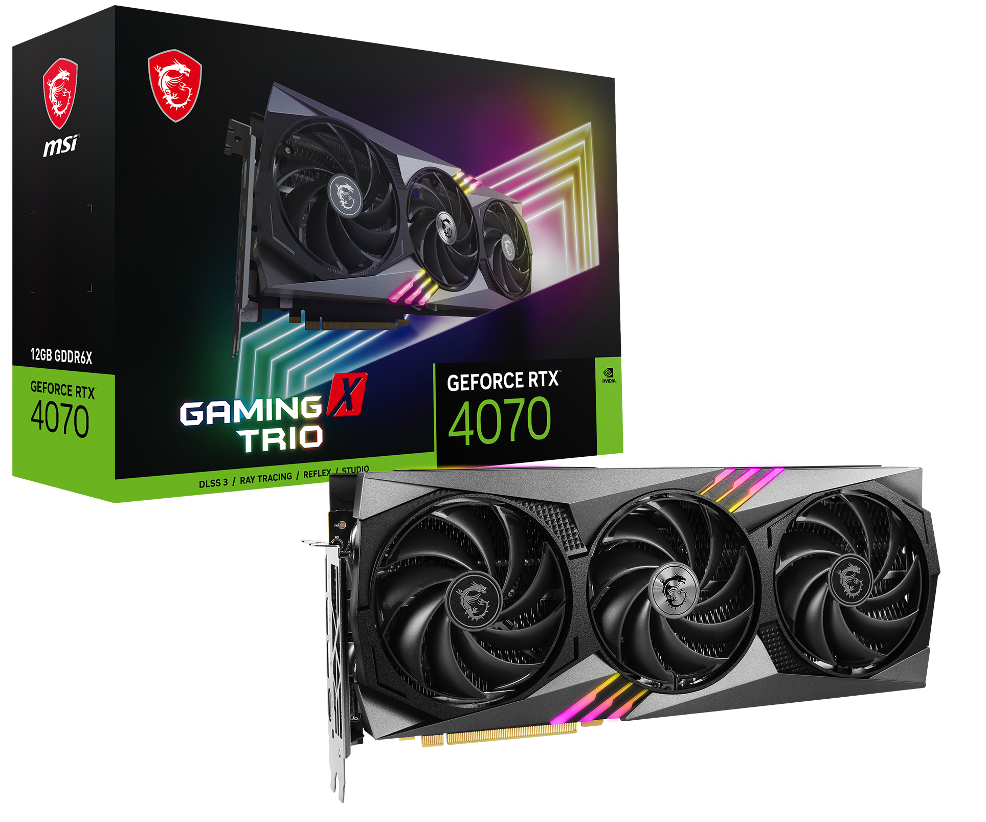 MSI RTX 4070 Gaming X Trio 12G 192 Bit Ekran Kartı