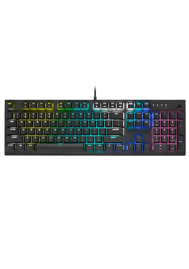 Corsair CH-910D019-TR K60 RGB PRO RGB CHERRY VIOLA Türkçe Mekanik Oyuncu Klavyesi