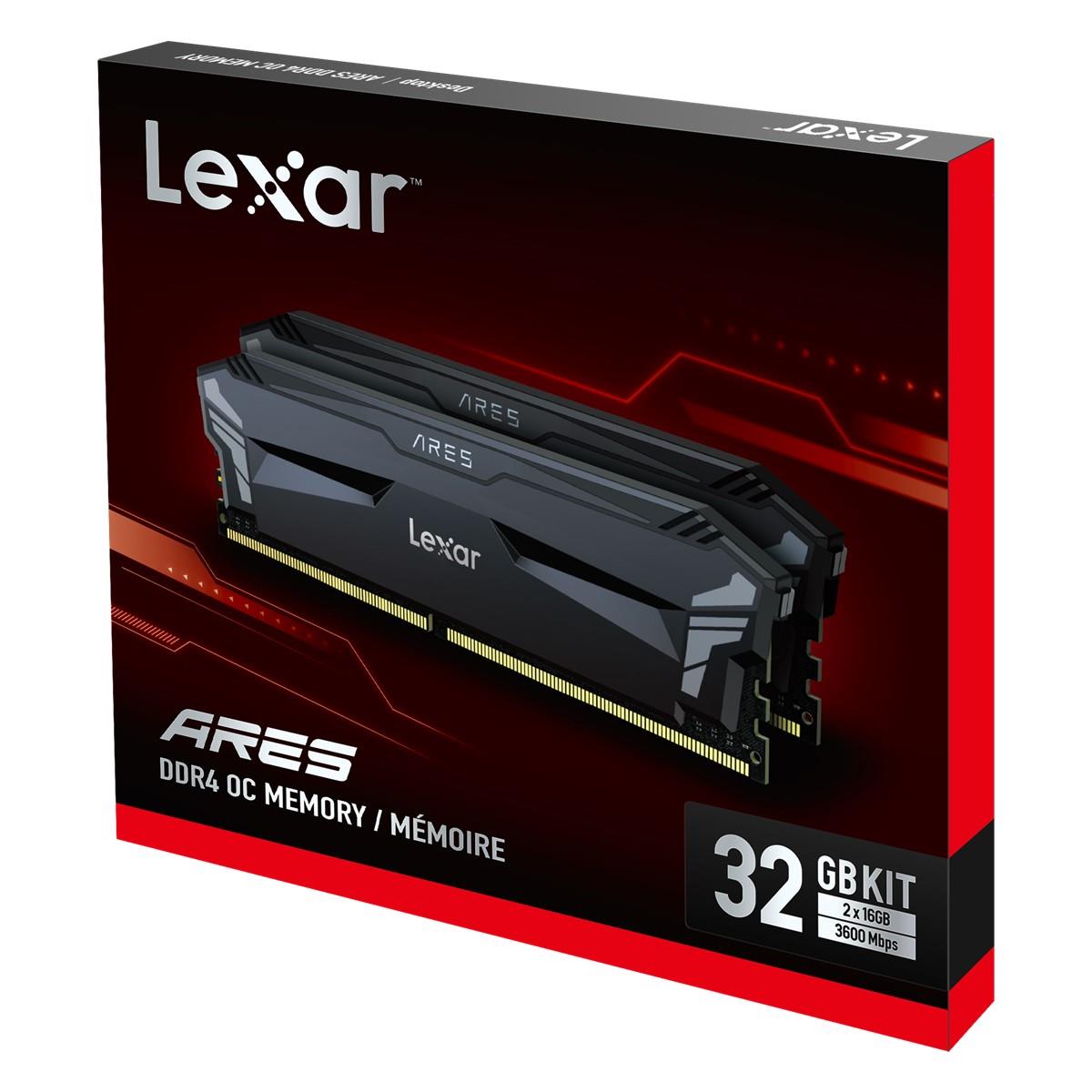 Lexar Ares 32 GB (2x16) 3600 MHz CL18 LD4BU016G-R3600GD0A DDR4 Ram