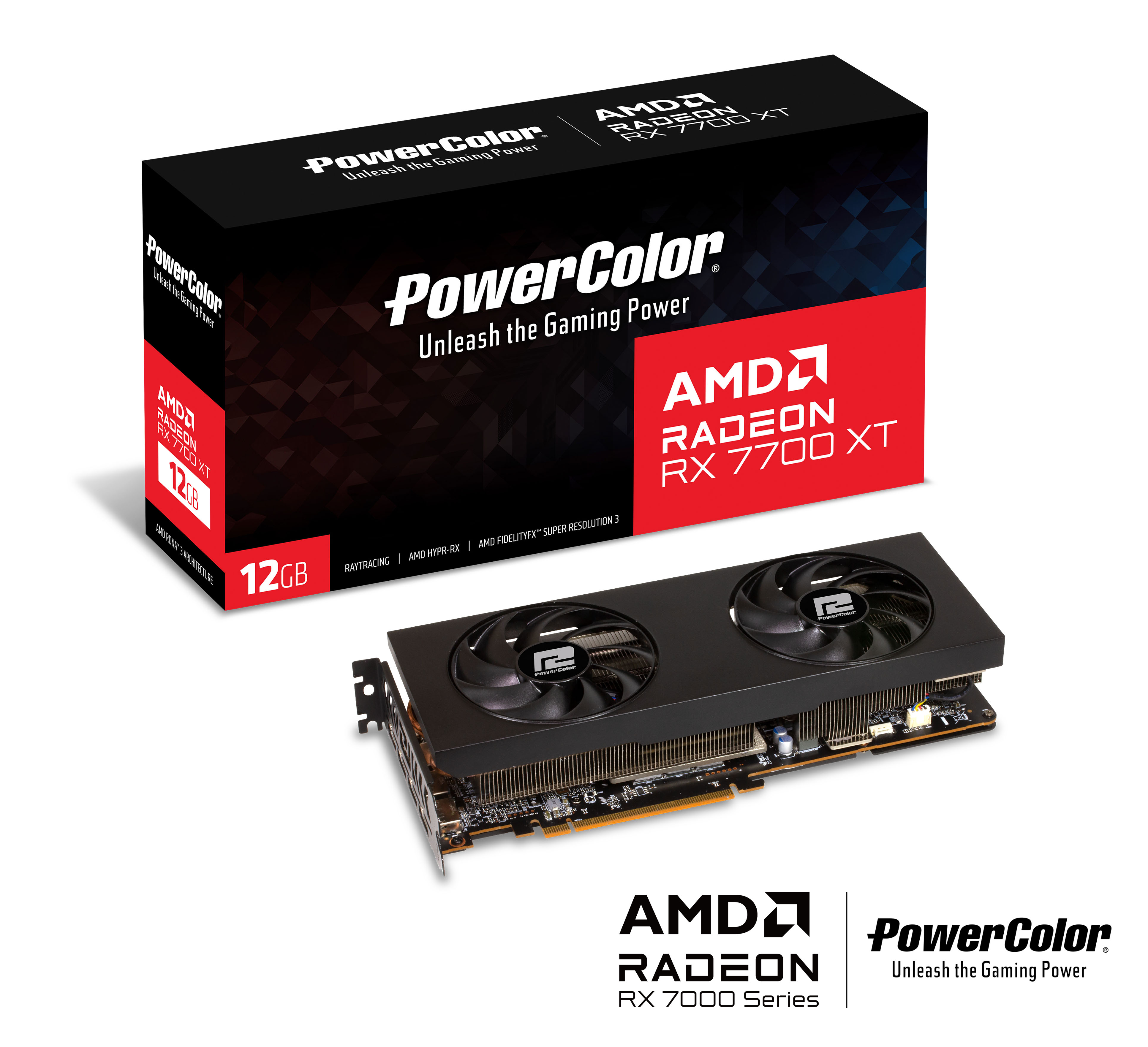 Powercolor RX7700XT 12G-P 12GB GDDR6 192Bit Ekran Kartı