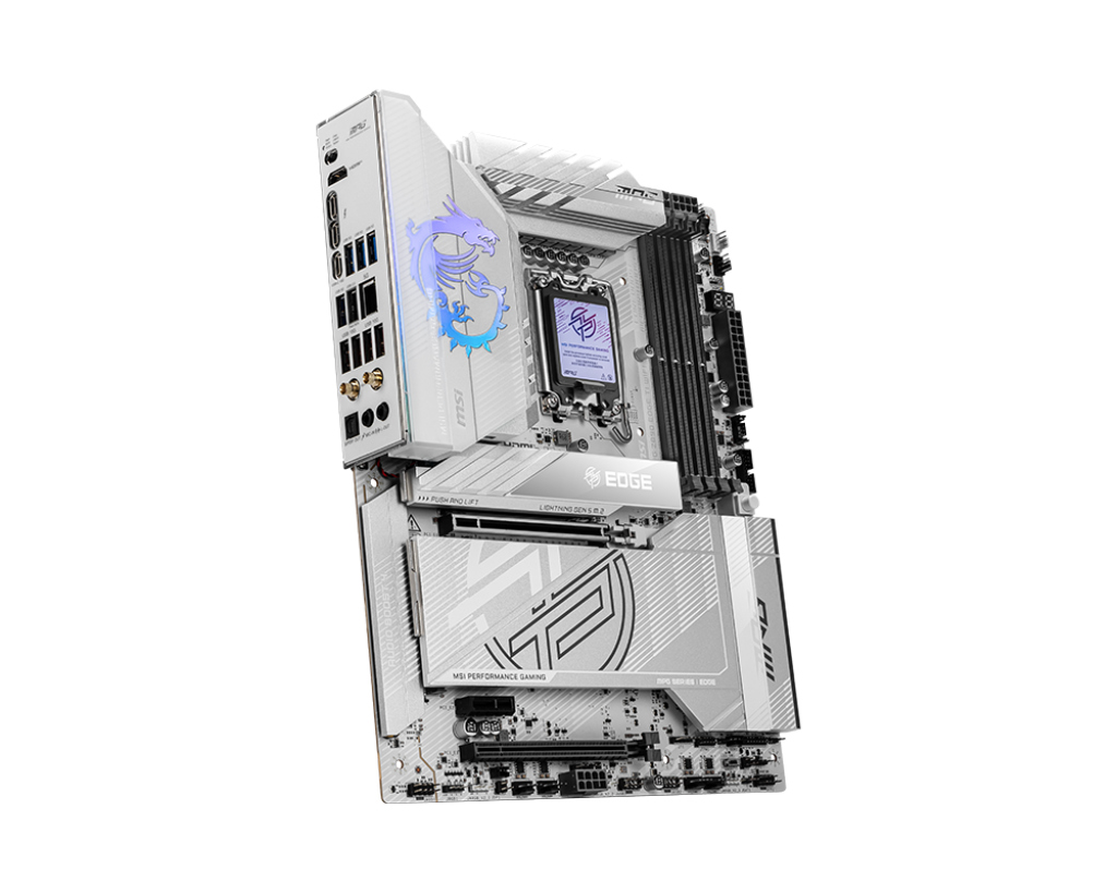 MSI Mpg Z890 Edge TI Wi-Fi 7 Intel LGA1851 9200MHZ(OC) 5xM.2 DDR5 ATX Anakart