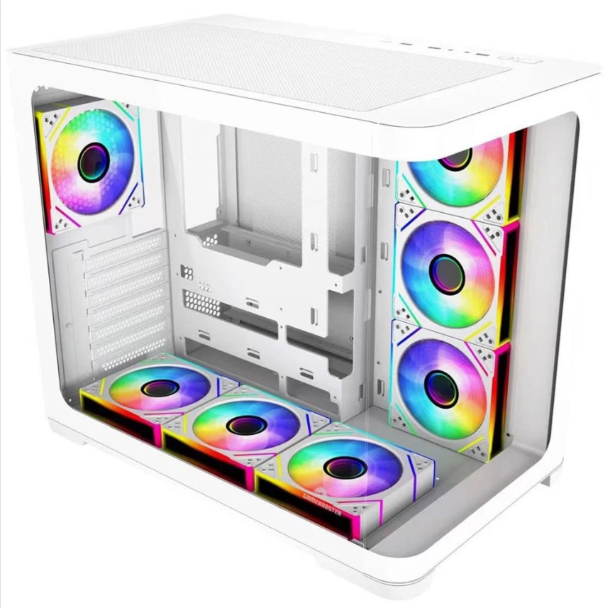 GameBooster GB-G2851BW ARGB 7 Fanlı Beyaz ATX Oyuncu Kasası
