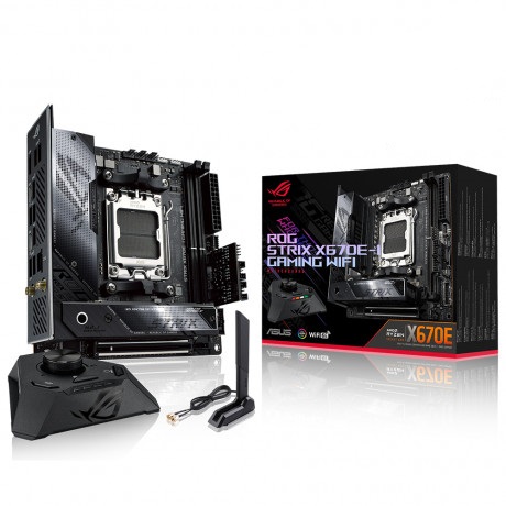 Asus Rog Strix X670E-I Gaming Wi-Fi AMD AM5 DDR5 Mini ITX Anakart