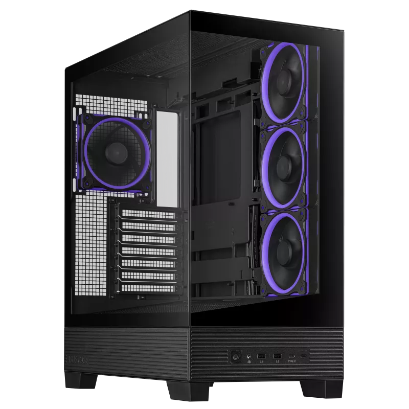 Asus A31 Plus TG ARGB Siyah ATX Kasa