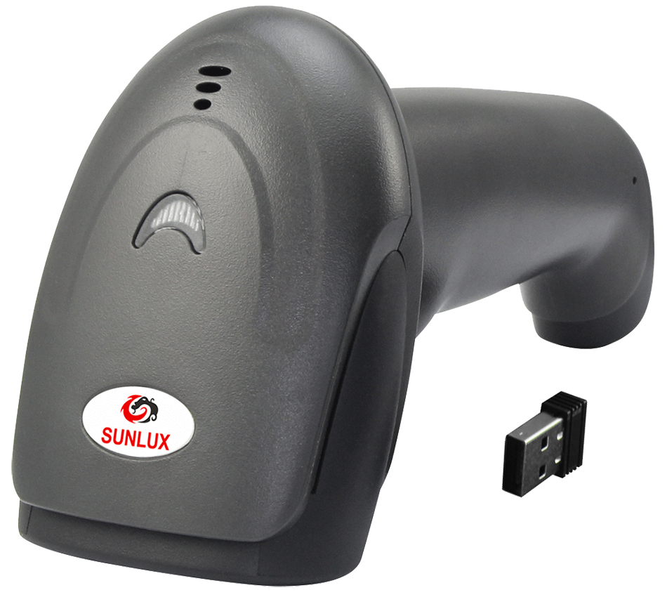 Sunlux XL-9309B 1D Kablosuz Lazer Barkod Okuyucu