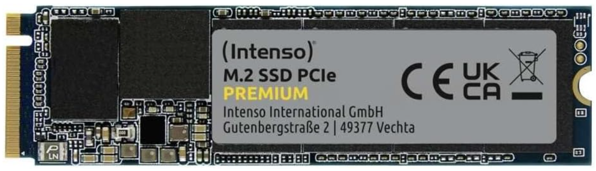 Intenso 250GB 3835440 M.2 NVME GEN3 2100/1100MB/s SSD