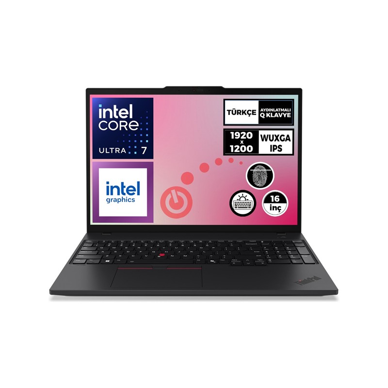 Lenovo Thinkpad E16 21MA008YTX Ultra 5 125U 16GB 512SSD 16 FreeDOS Laptop