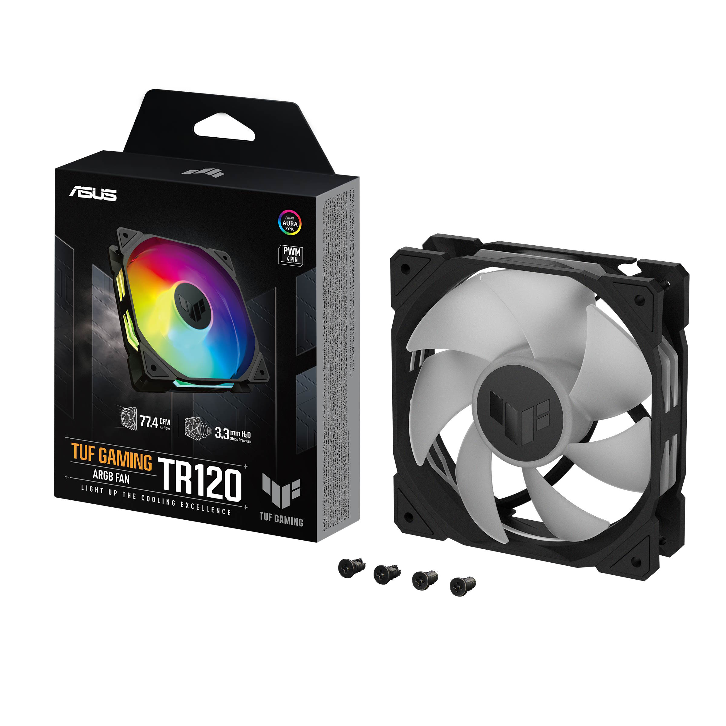 Asus Tuf TR120 Soğutucu 120mm Siyah ARGB Adreslenebilir Radyötör Kasa Fanı