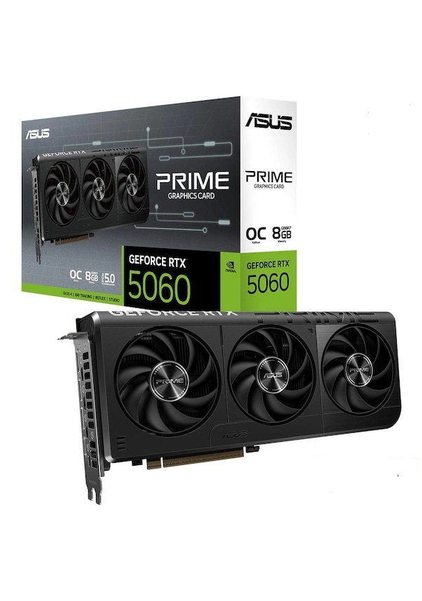 Asus RTX 5060 Prime OC Edition PRIME-RTX5060-O8G 128 Bit GDDR7 8 GB Ekran Kartı