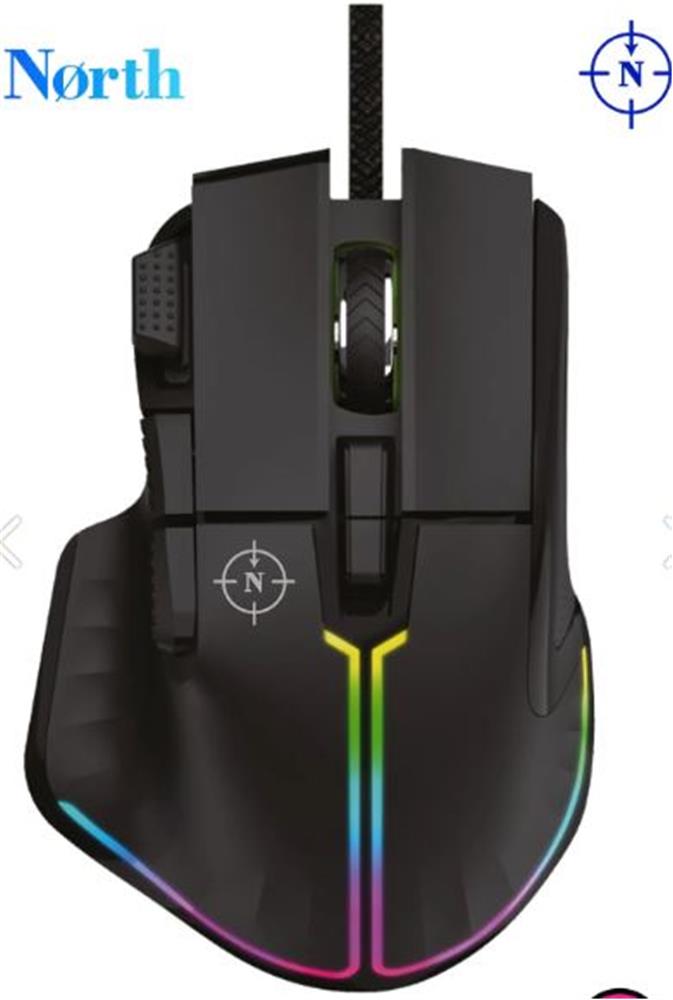 North Ragnarok RGB 12800 DPI Profesyonel Makrolu Oyuncu Mouse