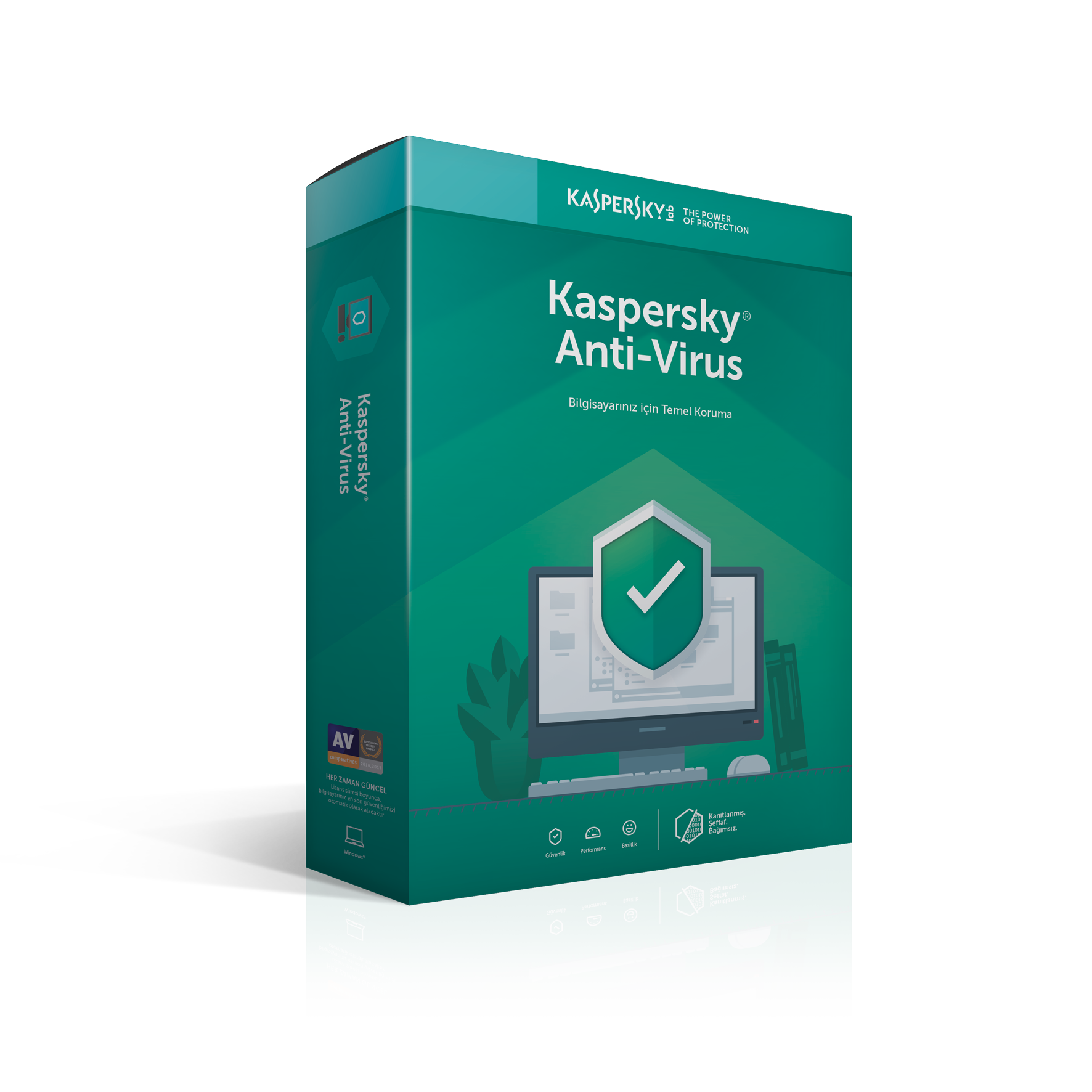 KASPERSKY ANTIVIRUS TÜRKÇE 2 KULLANICI 1 YIL KUTULU ÜRÜN