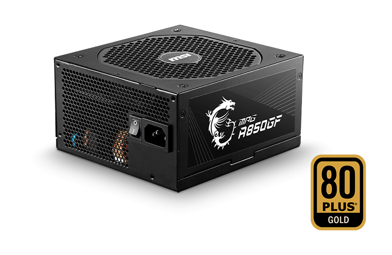 MSI MPG A750GF 750W 80+ Gold Full Modüler 140mm Fanlı PSU