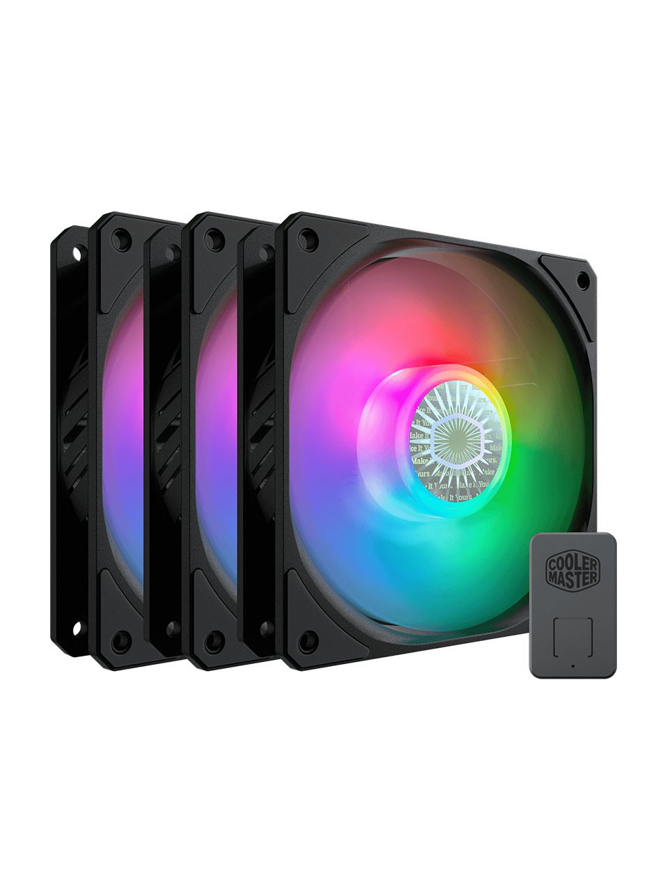CM MasterFan SickleFlow Edge 360mm PWM ARGB Ledli 3x120mm Kasa Fan Kiti