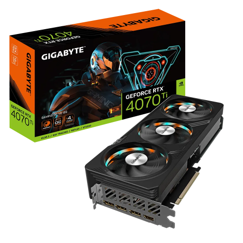 Gigabyte RTX4070TI Gaming OC V2 GV-N407TGAMING OCV2-12GD 12Gb GDDR6 192Bit 1xHDMI 3xDP RGB Gaming Ekran Kartı