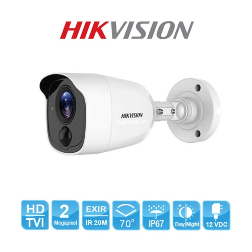 Hikvision DS-2CE11D0T-PIRL 2Mpix 20Mt Gece Görüşü 3,6mm Lens Ultra Low-Light PIR Dış Mekan Kamera
