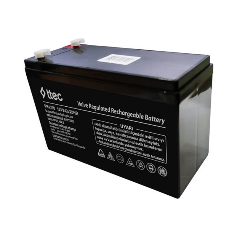 TTEC 12V 9AH Bakımsız Kuru Akü