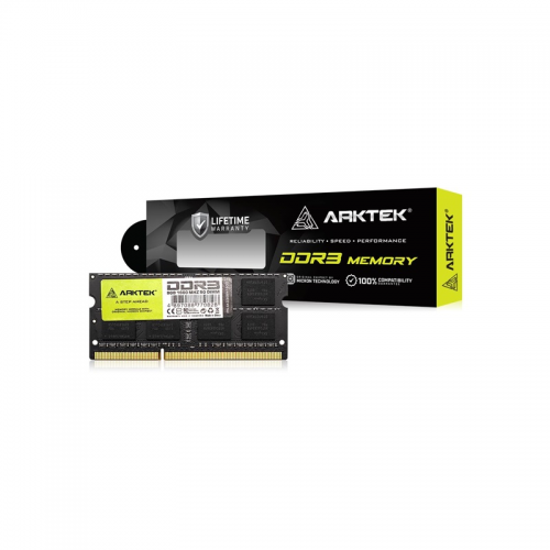 Arktek  AKD3S8N1600 8GB  DDR3 1600 Mhz 16 Chip 1.35 V CL11  Notebook  SODIMM Ram