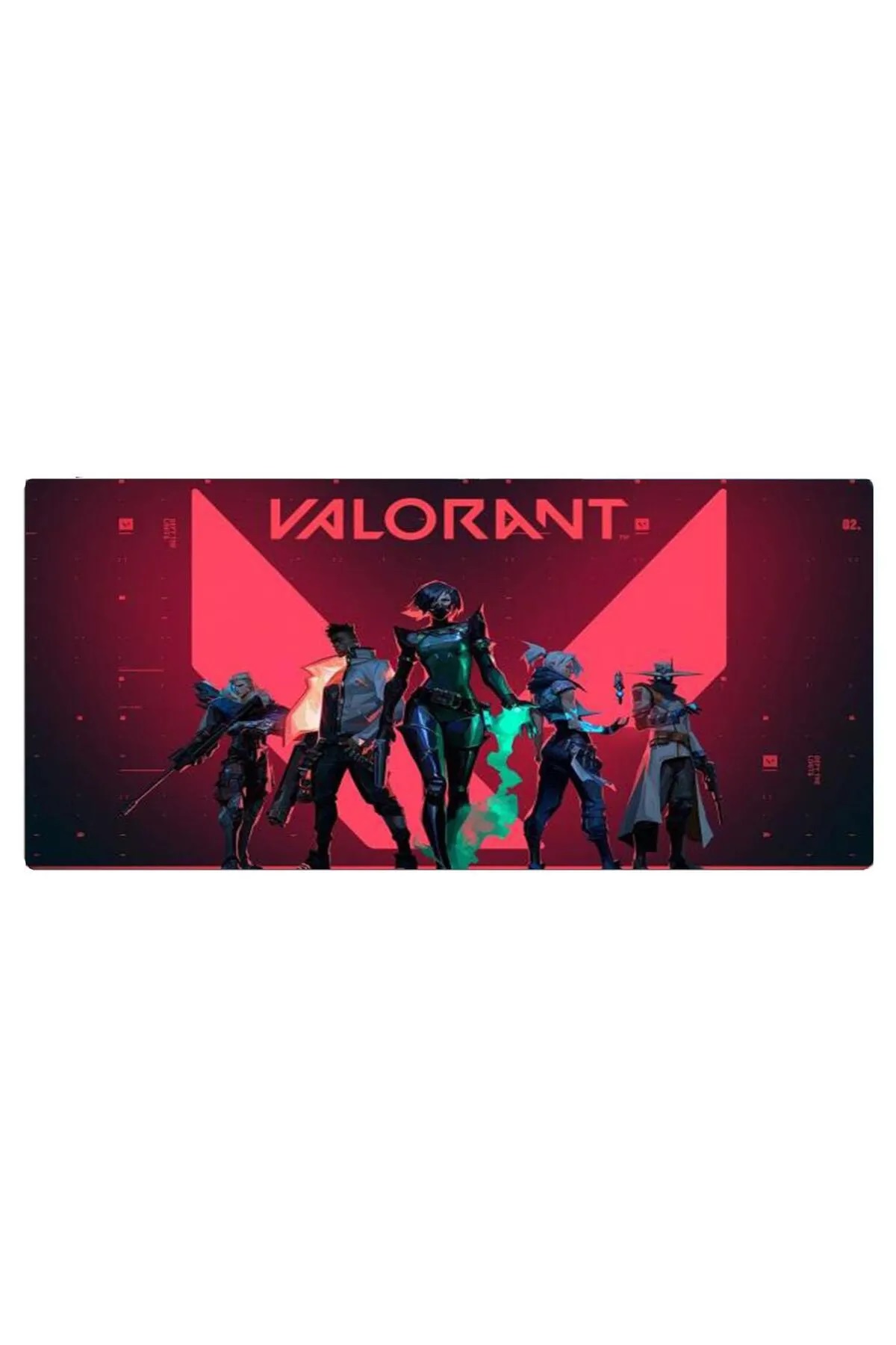 Appa Valorant 6 80X40 cm Kaymaz Dikişli Oyuncu Mouse Pad