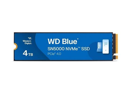 WD Blue SN5000 4TB WDS400T4B0E 5500/5000MB/s M.2 NVMe Gen4 SSD