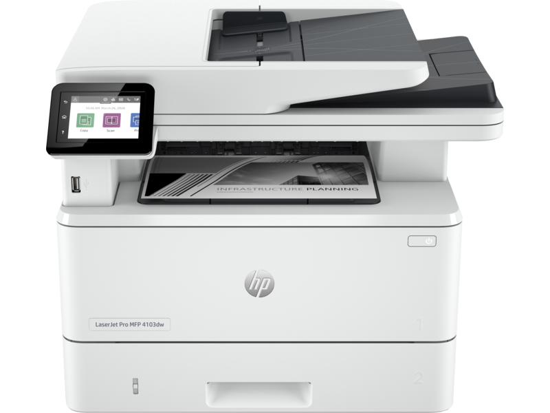 HP MFP M4103DW 2Z627A Wi-Fi + Tarayıcı + Fotokopi Mono Çok Fonksiyonlu Lazer Yazıcı