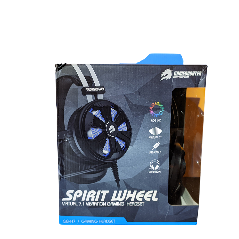 Gamebooster H7 Spirit Wheel Rainbow RGB Led 7.1 Surround Kulaklık - Outlet