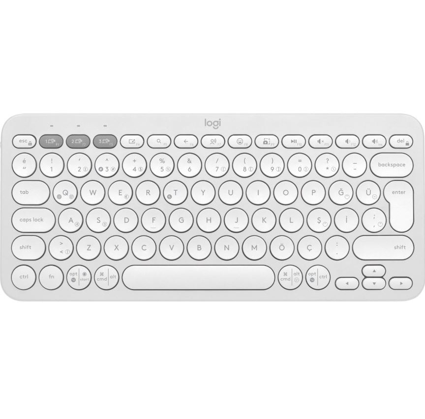 Logitech K380S Pebble Keys 2 920­011860 Beyaz Bluetooth Klavye