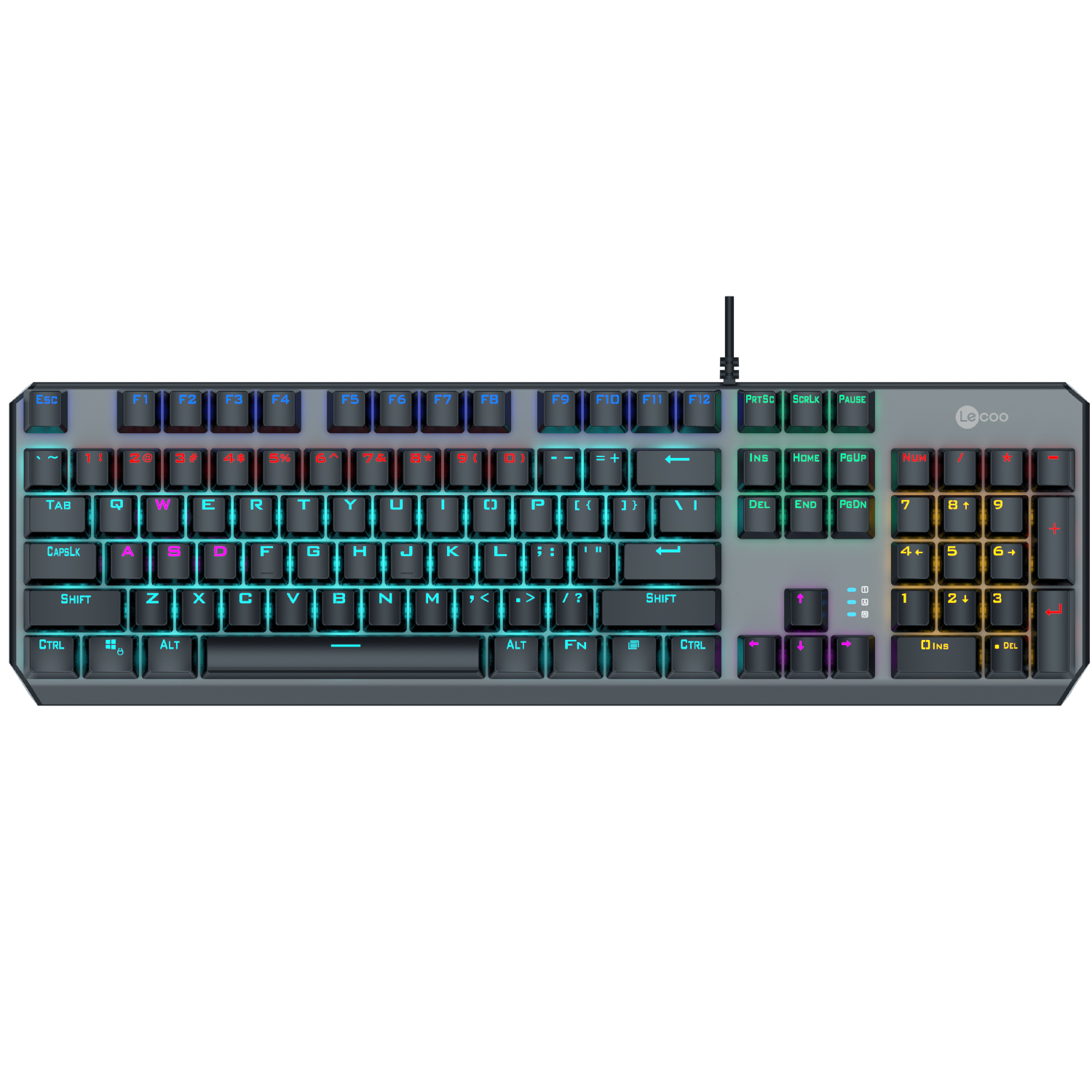 Lenovo Lecoo GK301 RGB Kablolu Mekanik Oyuncu Klavyesi