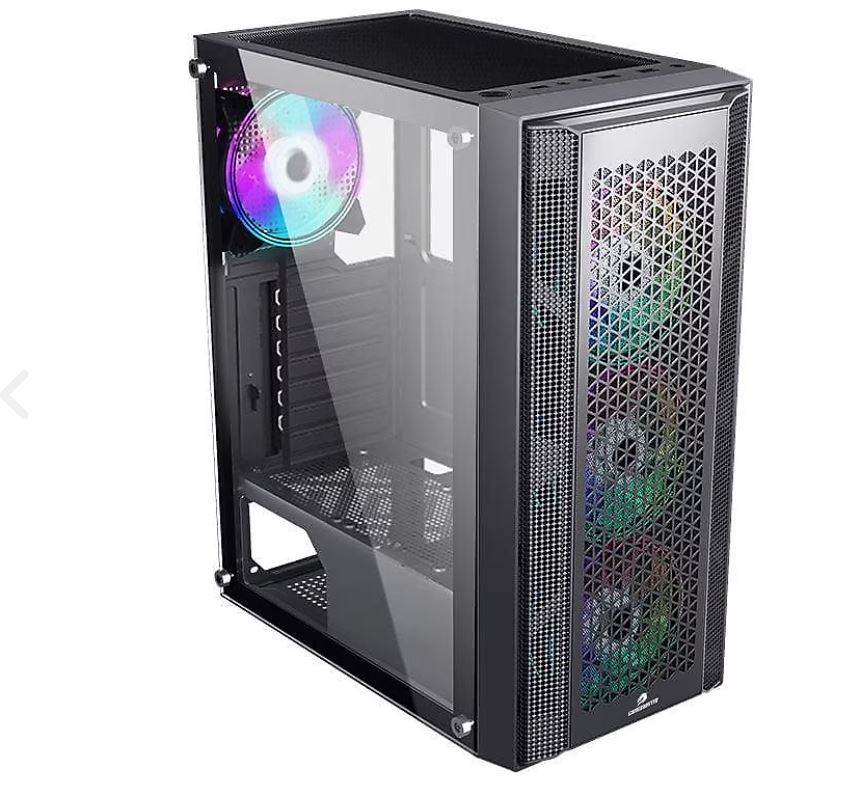 GameBooster GB-F3107B 4 ARGB Fanlı 650 W ATX Bilgisayar Kasası