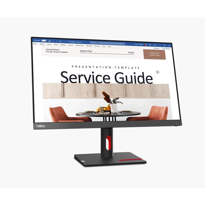 Lenovo Thinkvision 23.8 63DEKAT3TK 6 Ms 100 Hz  HDMI+VGA Led Monitör