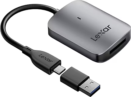 Lexar LRW515U-RNHNG Card Reader Professional CFEXPRESS Type A USB 3.2 GEN2 USB-A & USB-C Reader