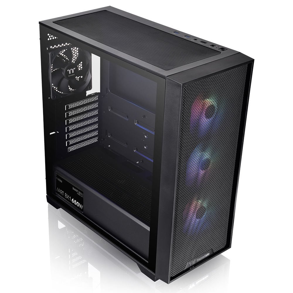 Thermaltake H390 TG 650W 80+ Bronze ARGB 4x120mm Fan Mesh Ön Panel Pencereli Oyuncu Kasası
