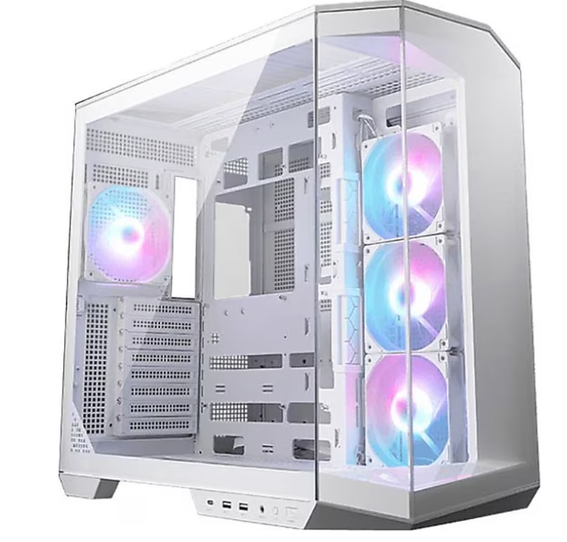 MSI Mag Pano 100R PZ White ARGB 4 Fanlı Beyaz ATX Oyuncu Kasası